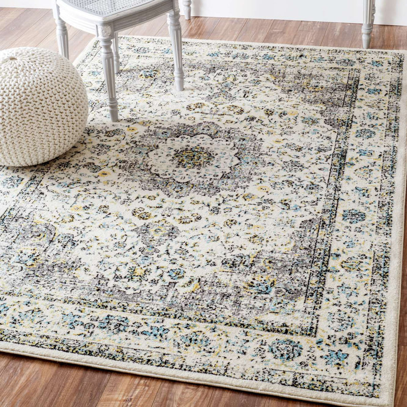 Laurel Foundry Modern Farmhouse Geralyn Oriental Gray Area Rug
